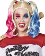 Перука за Костум на Harley Quinn од Suicide Squad