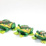 Swarovski Taşlı 3-лу Курбага Сет