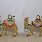 Swarovski Taşlı Minik Figür - Deve