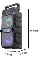 Портативен Безжичен Bluetooth Звучник со Долг Живот на Батеријата и LED Светло - Image 4