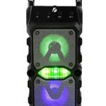 Портативен Безжичен Bluetooth Звучник со Долг Живот на Батеријата и LED Светло