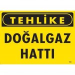 Опасност: Линија за природен гас - Предупредувачка табла 25x35 KOD:753