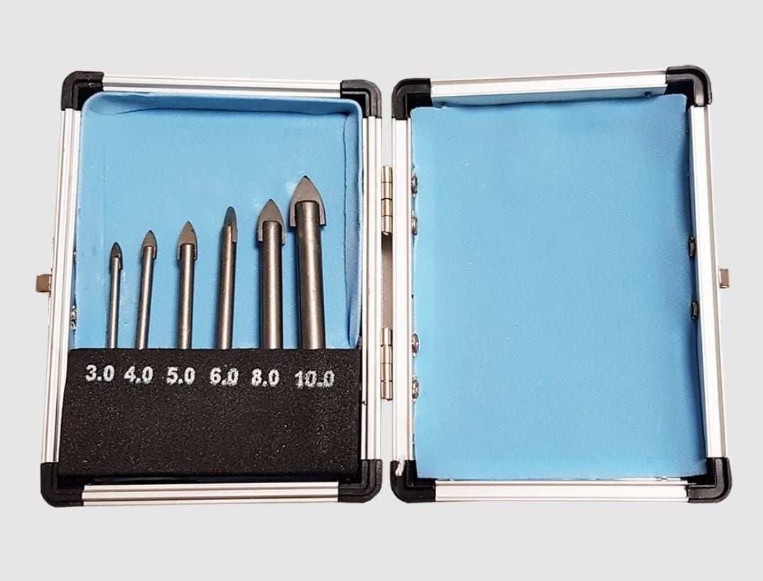 todrill-50909-cam-delme-ucu-se-2209_1.jpg Todrill 50909 Сет за Дупчење Стакло 6 Парчиња - Image 1