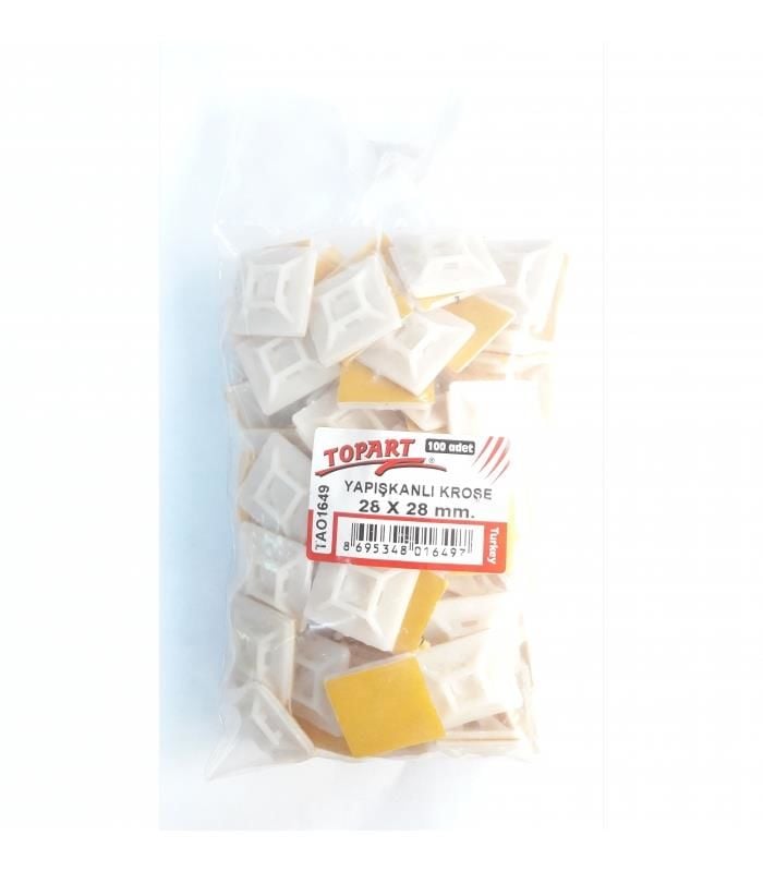 topart-01649-28x28-yapiskan-1770_1.jpg Topart 01649 28X28 Лепливи Крошеви (100 Парчиња) - Image 1