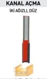 Topshop 14403 Двосечен нож за глодање канали 8X8X25 mm - Image 2