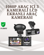 TA-01 1080P Предна 720P Задна и Внатрешна Камера Системски DVR