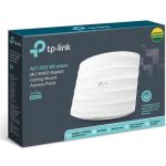 TP-LINK OMADA EAP225 AC1350 DUAL БАНД WIFI 1XGBIT RJ45 450MBPS/2.4GHZ ТАВАН ТИП ACCESS POINT (POE АДАПТЕРУ ДАХИЛ)