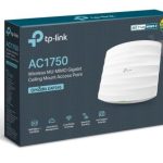 TP-LINK OMADA EAP245 AC1750 DUAL БАНТ WIFI5 2XGBIT RJ45 450MBPS/2.4GHZ ТАВАН ТИП ACCESS POINT (АДАПТЕРЛИ)