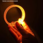 Портокалова LED светлосна нараквица
