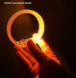 Портокалова LED светлосна нараквица