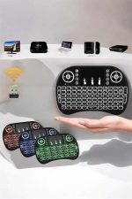 Мини тастатура Q компатибилна со ТВ, со осветлување, компатибилна со сите уреди - Image 3