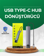 Type‑C Конвертор – 2×USB3.0, SD/MS, 4K HDMI & RJ45 за Професионална Употреба