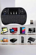 USB Поврзана Мини Q Клавиатура со Светло, Согласлива со Сите Уреди - Image 4