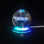 USB Ли Планетарна Дизајнирана Вртлива Стаклена Сфера