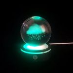 USB Ли Јагул Булут Дизајниран Вртлив Стаклен Кугла