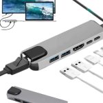 Usb Type-c Hub Претворувач Конвертор Мултипликатор Macbook Претворувач 8 Порта