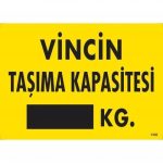 Предупредувачка Табла за Носивост на Кран 25x35 KОД:1330