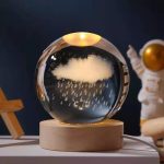 Дождовен Облак Дизајниран Светлосен Стаклен Кугла - Image 2