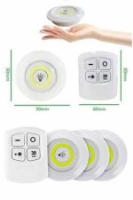 Лепливи 3-ка LED Светилка Комплет без Монтаж со Пулт за Далечинско - Image 5