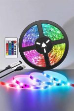 Нова Генерација RGB Светлосна 10Метарска Лента LED со Далечинско Управување и Полнење - Image 5