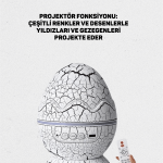 Ночна светлина со ефект на ѕвездено небо