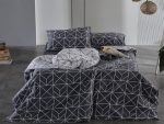 Ranforce Polka Nevresim Takımı Çift King Size - Antrasit - Image 6