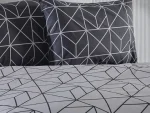 Ranforce Polka Nevresim Takımı Çift King Size - Antrasit - Image 2