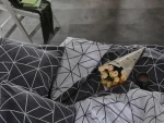 Ranforce Polka Nevresim Takımı Çift King Size - Antrasit - Image 3