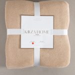 Twin Soft Памучно Двокреветно Ќебе - Кафеава