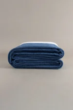 Twin Soft Памучно Единечно Ќебе - Сино - Image 6