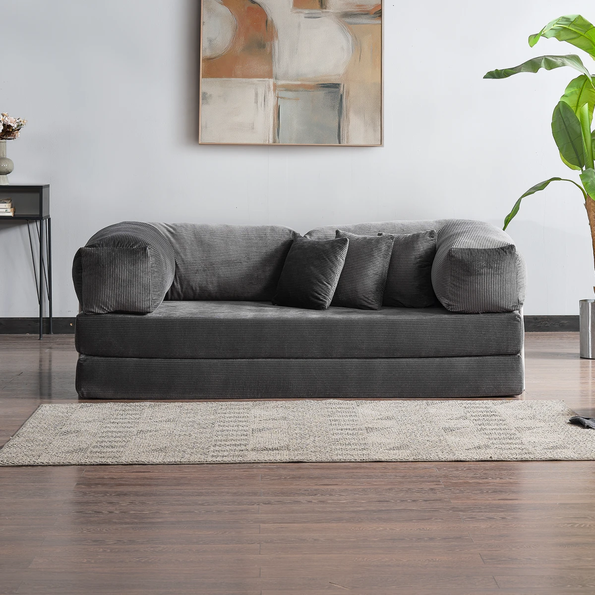 15099520-3-1200x1200 Line Stil Повеќенаменска Софа / Антрацит - Image 1