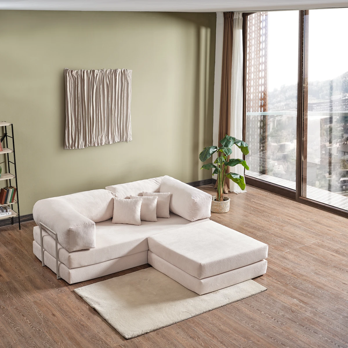 15099534-1-1200x1200 Legom Alis Мултифункционален Кауч / Крема - Image 1