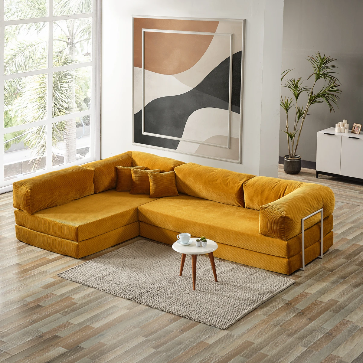 15099550-1-1200x1200 Legom Petek Мултифункционален L Кауч / Сенф - Image 1