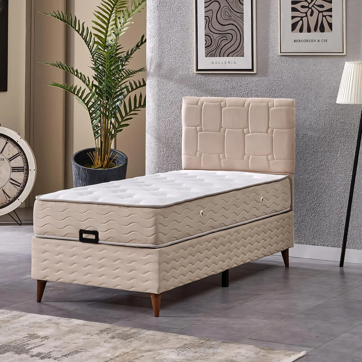 15099800-1-1200x1200 Vizyon Единечно Легло , Наслон и Душек / Крем - Image 1