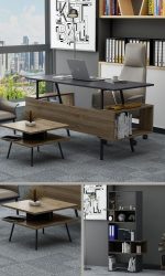 Irony Infy Office Team маса + плакар + масичка / антрацит и орев