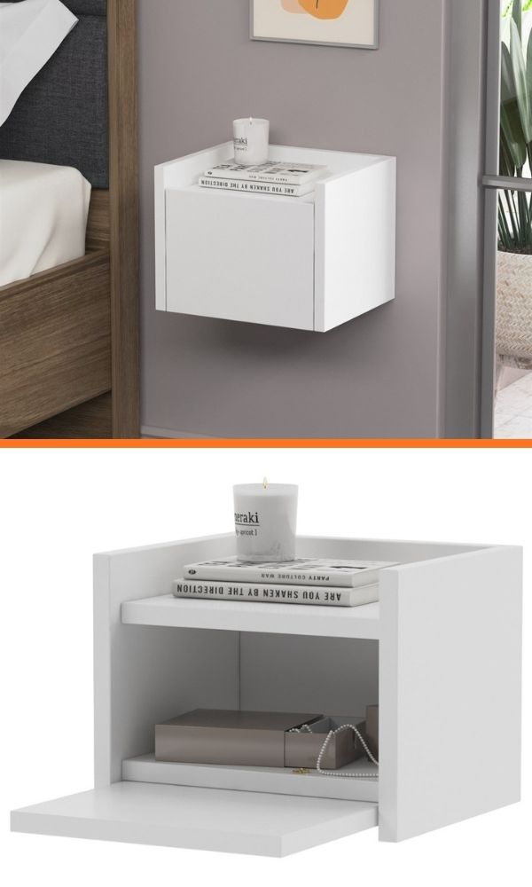 RICO Komodin RICO Ноќна масичка / бела - Image 1