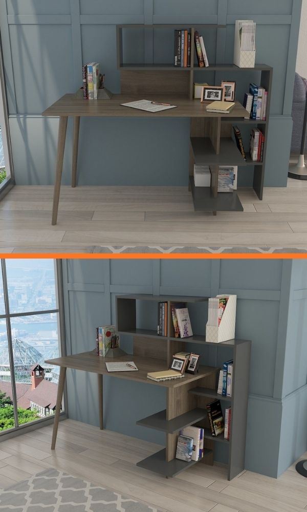 UZAY UZAY Работна Маса / антрацит и орев - Image 1