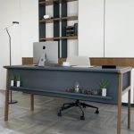 ZENITH Канцелариска Маса / антрацит и орев