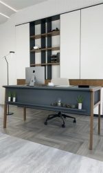 ZENITH Канцелариска Маса / антрацит и орев