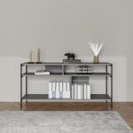 Ella Офис Комплет маса + плакар + масичка / антрацит - Image 4