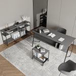 Ella Офис Комплет маса + плакар + масичка / антрацит - Image 2