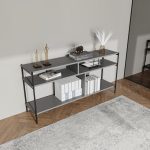 Ella Офис Комплет маса + плакар + масичка / антрацит - Image 5