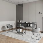 Ella Офис Комплет маса + плакар + масичка / антрацит - Image 3