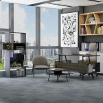 Irony Infy Office Team маса + плакар + масичка / антрацит и орев - Image 2