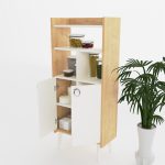 КИЛЕР Мултифункционален Ормар / Бела и даб - Image 4