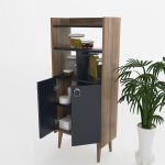 КИЛЕР Мултифункционален Ормар / антрацит и орев - Image 4