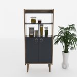 КИЛЕР Мултифункционален Ормар / антрацит и орев - Image 3