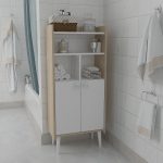 КИЛЕР Мултифункционален Ормар / Бела и даб - Image 2