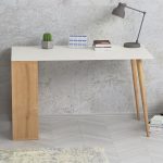 SALLY Работна маса / Бела и даб - Image 2