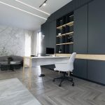ZENITH Канцелариска Маса / бела и даб - Image 2